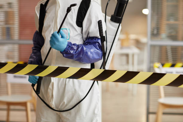 Professional Biohazard Cleanup technician working in Rochester, IL